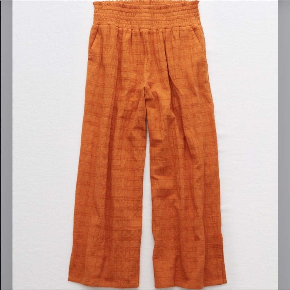ISO Aerie Wide Leg Cullote Pants Moroccan Sunset